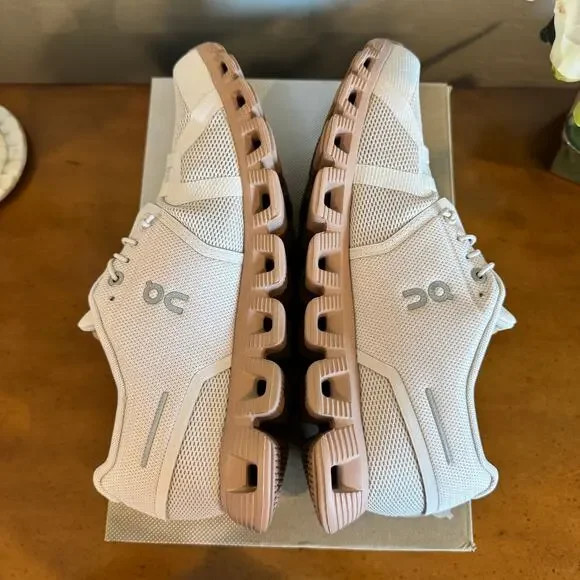 On Running Cloud 5 Sand Rosebrown Women’s 10 Sneakers - Picture 10 of 10